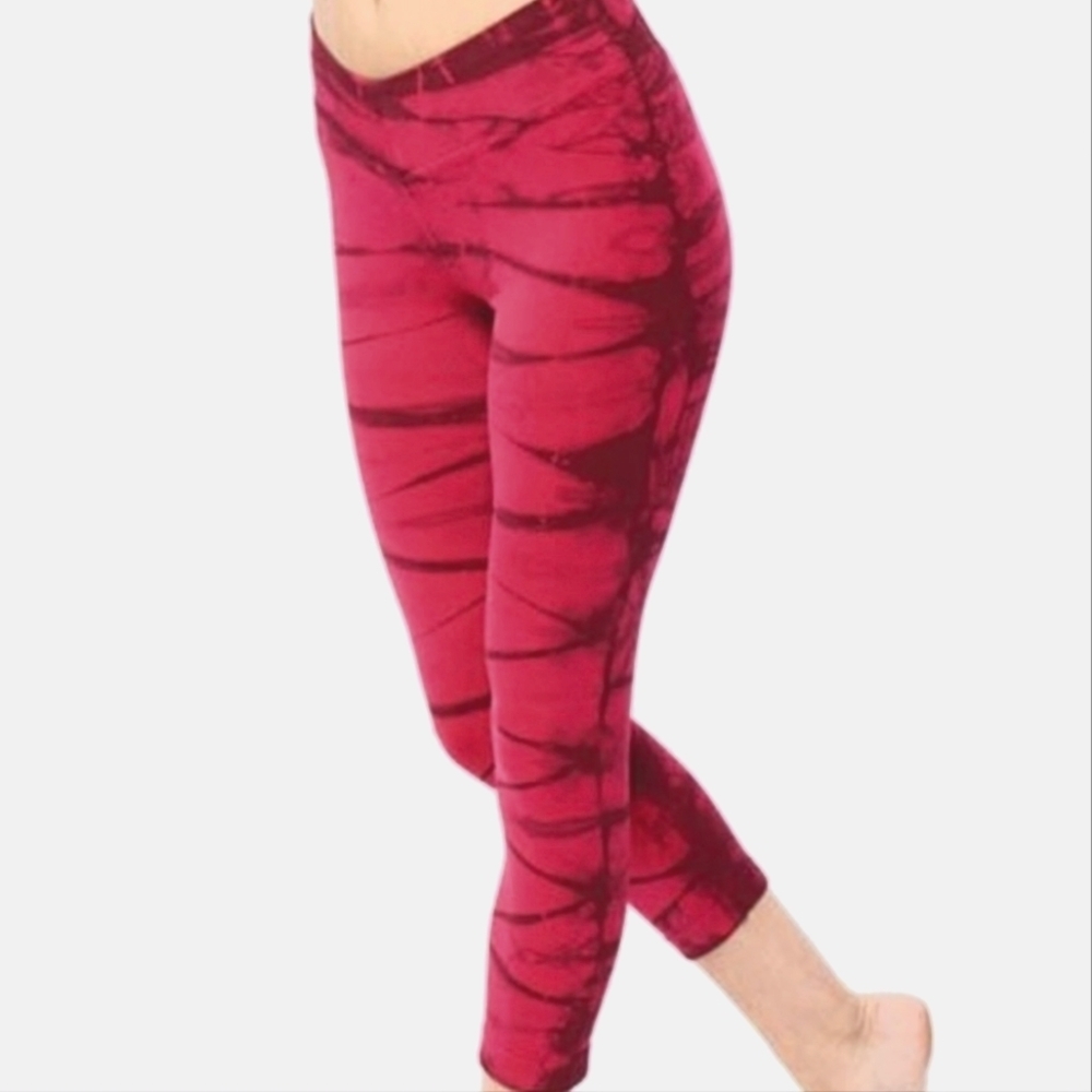 NUX V Front Leggings Tie Dye Pink Women's XS